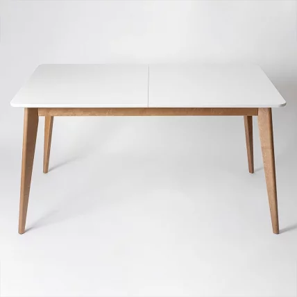 Стол обеденный Пегас Plus 160x95 Морилка Дуб золотой Эмаль белая_0