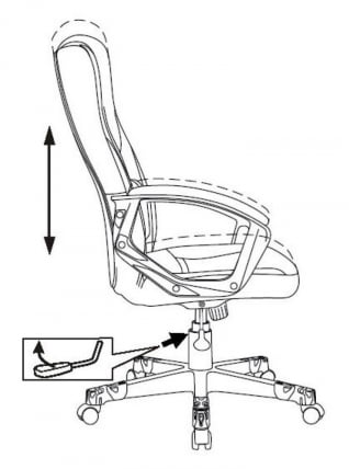Кресло игровое Zombie 10 Red_6