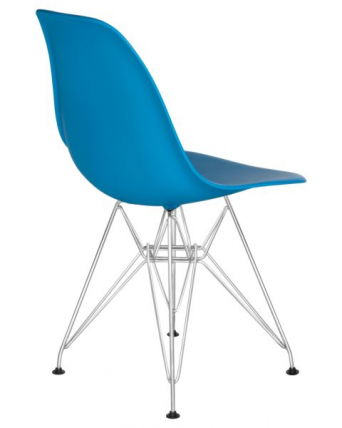 Стул обеденный ДОБРИН ДСР (ножки хром, цвет голубой (БЕ-02)) 4 шт / DOBRIN DSR (BE-02))_3