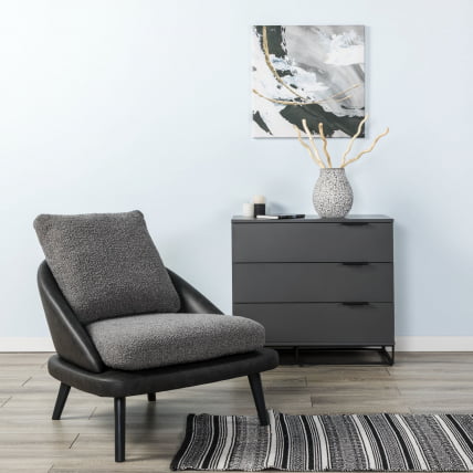 Комод 3 ящика CITY 400955801h Графит_8