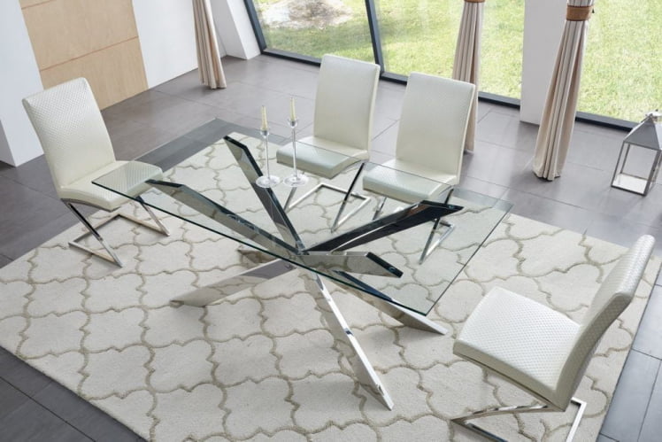 Стол T088 (160) Серебро_1