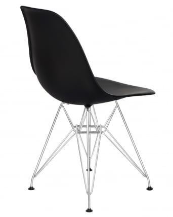 Стул обеденный DOBRIN DSR ножки хром Черный B-03_3