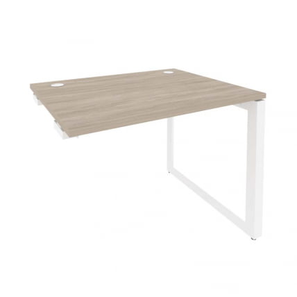 Стол-приставка на О-образном м/к к опорным элементам ONIX O.MO-SPR-1.8 Дуб Аттик/Белый_0