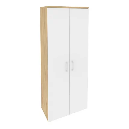 Шкаф высокий широкий ONIX O.ST-1.9 Тиквуд Светлый/Белый_0