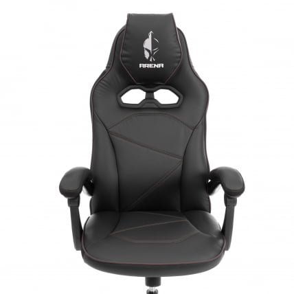 Кресло Arena metalBL кож/зам, черный/черный карбон, 36-6/карбон черный_6