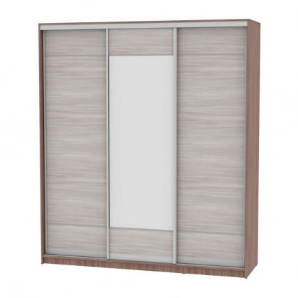 Шкаф-купе B-230х200х60-1(ЯШТ-ЯШС-D7D8D7)_0