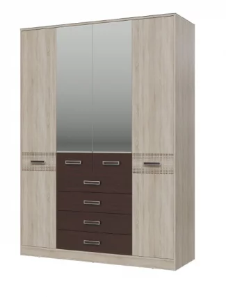 Шкаф Румба 4-4817 Дуб сонома Венге_0