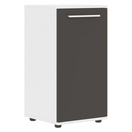 Шкаф колонка с глухой малой дверью EDIS ELCS 42.1 Мокко Белый Белый_0