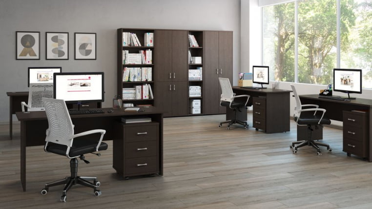 Шкаф для бумаг TRD28550001 Темный дуб_1