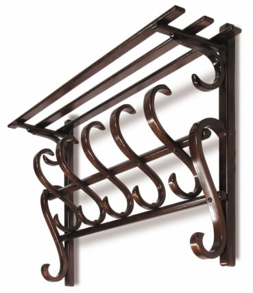 Вешалка настенная В 7Н Тёмно-коричневый_1