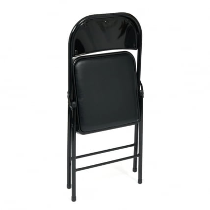 Стул складной FOLDER (mod. 032) / 1 шт. в упаковке каркас: металл, сиденье/спинка: экокожа, 41*51*76см, черный_4