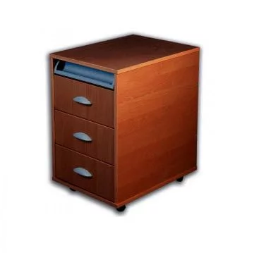 Тумба выкатная 3 ящика Tumba 2 step Яблоня Серый_0