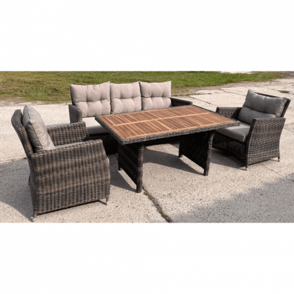 Комплект мебели с диваном АФМ-308А Бровн / AFM-308A Brown_0