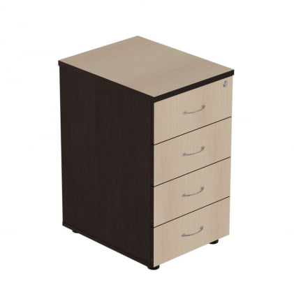 Тумба приставная с замком Р.Т-4.1 ЗЦ Венге Дуб Молочный_0