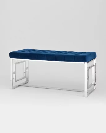 Банкетка БРУКЛИН велюр Синий_1