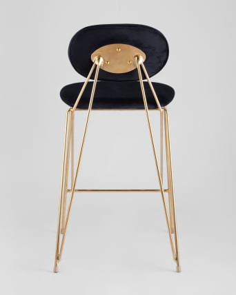 Стул полубарный Элис Синий_4