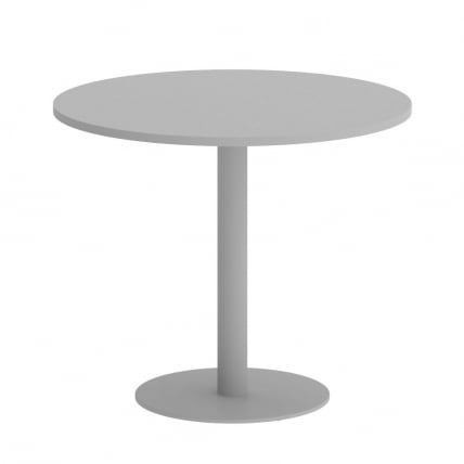 Стол журнальный круглый HOME OFFICE VR.SP-5-90.1 Серый/Серый металл_0