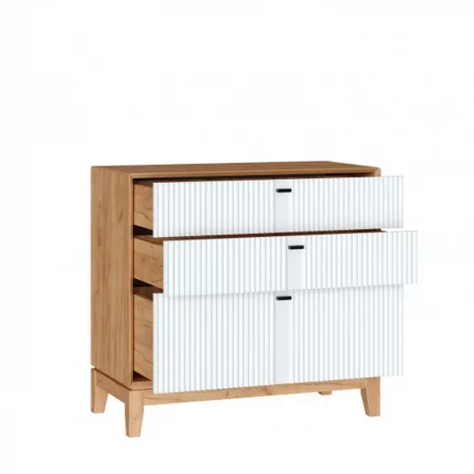 Комод Бари ЛД 698.130.000 Дуб Золотой Белый_1