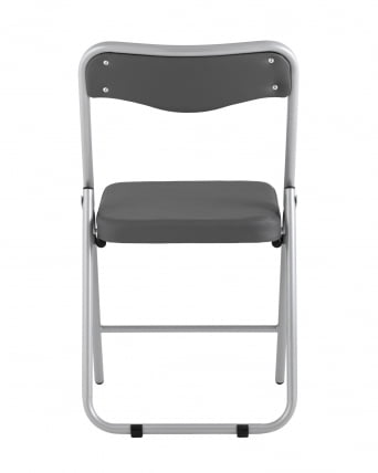Складной стул Джонни silver экокожа Серый_4