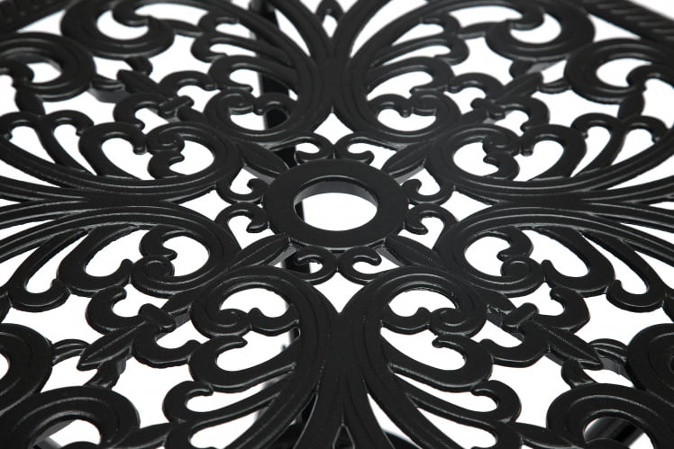 Комплект Secret De Maison Romance (стол +2 стула) алюминиевый сплав, D60/H67, 53х41х89см, черный_6