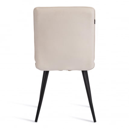 Стул обеденный Sweet флок , 46х55х88, молочный/черный, 4_3