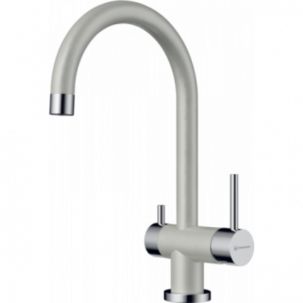 Смеситель Omoikiri Yamada-Pa Латунь/Гранит/Пастила_0