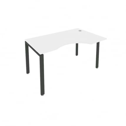 Стол письменный METAL SYSTEM Б.СА-2 Пр Белый/Антрацит_0