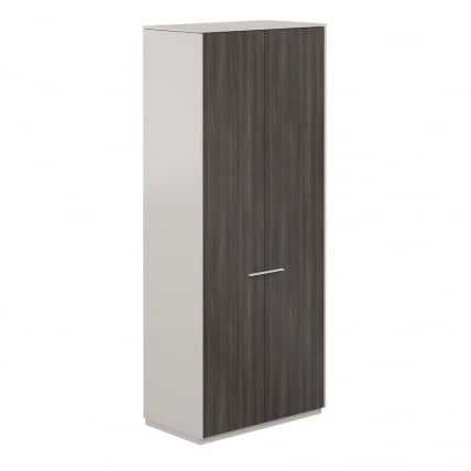 Шкаф высокий Atlas NZ-0361.GS.BT Серый камень Бренсон Трюфель_0
