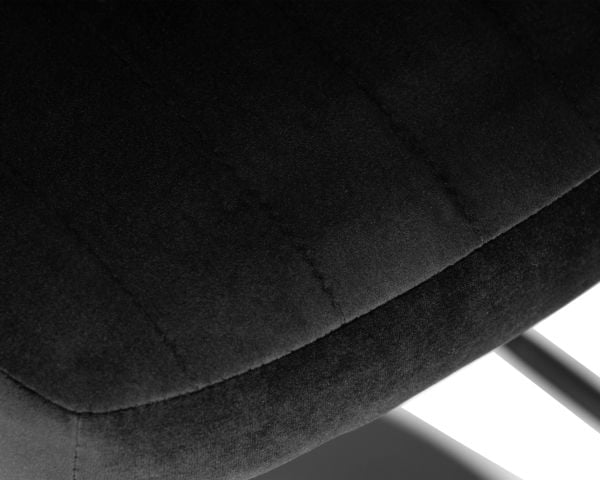 Стул барный ДОБРИН CХАРЛЙ БЛАCК (черный велюр (МДЖ9-101)) 2 шт / DOBRIN CHARLY BLACK (MJ9-101))_7