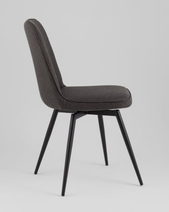 Стул Flatt вращающийся темно-серый 2 шт._3