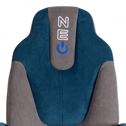 Кресло NEO 2 (22) флок Серый/синий 29/32_6