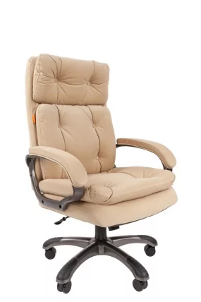 Кресло руководителя CHAIRMAN 442 ткань Бежевый_0