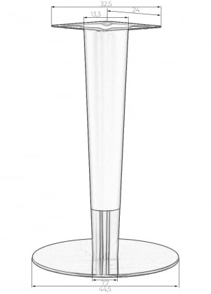 Подстолье обеденное DOBRIN ANGELO (без пластика)_4