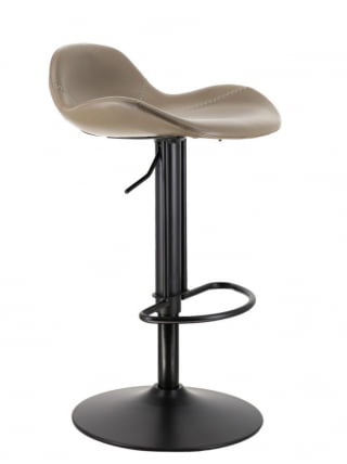 Барный стул Everprof Glory Экокожа Серый_0