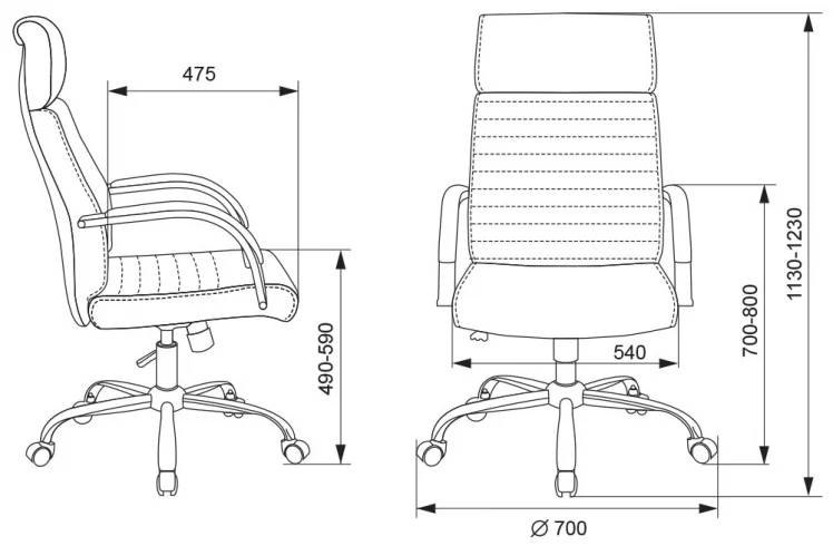Кресло руководителя Бюрократ T-8010N/SL/IVORY_4