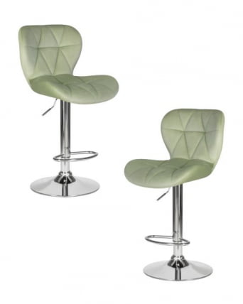 Стул барный DOBRIN BARNY (мятный велюр (MJ9-87)) 2 шт_0