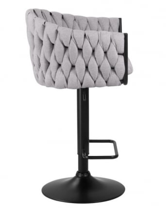 Стул барный DOBRIN LEON (серая ткань (LAR 275-17)) 2 шт_5