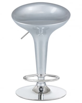 Стул барный DOBRIN BOMBA (серебряный металлик) 2 шт_7