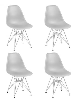 Стул обеденный ДОБРИН ДСР (ножки хром, цвет светло-серый (ГР-01)) 4 шт / DOBRIN DSR (GR-01))_0