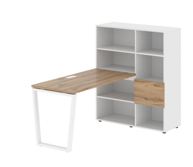 Рабочая станция EDIS EVRST 1113 Дуб Денвер светлый Белый Белый_0