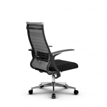 Кресло офисное МЕТТА B 2b 19/U158, Основание 17834 Комплект 3 Светло-серое Черное_2