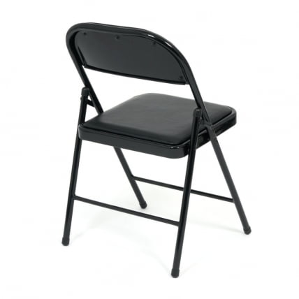 Стул складной FOLDER (mod. 032) / 1 шт. в упаковке каркас: металл, сиденье/спинка: экокожа, 41*51*76см, черный_3