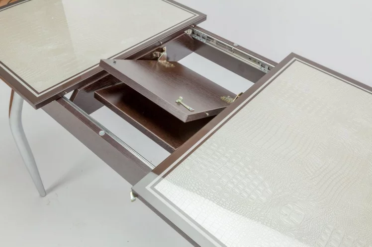 Стол обеденный Чикаго КЗ(6191) венге,крокодил жемчужный_3