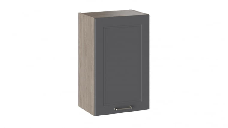 Шкаф навесной Одри В_72-45_1ДР Дуб Сонома трюфель/Серый шелк_0