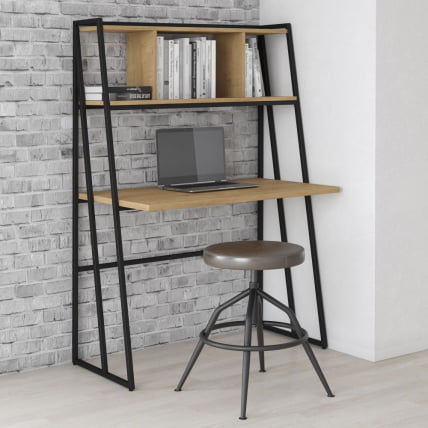 Стол компьютерный LOFTIS LCD 1160 Дуб Бофорд/Черный_1