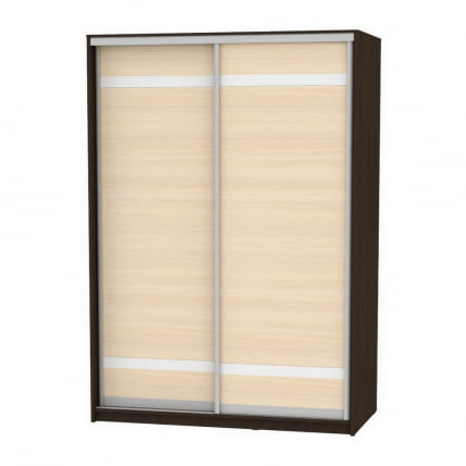 Шкаф-купе B-220х160х60-1(Венге-ДМ-D9D9)_0