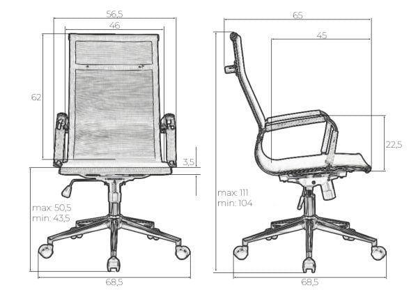 Офисное кресло для персонала ДОБРИН CАРТЕР (бежевый (22039) / DOBRIN CARTER_7