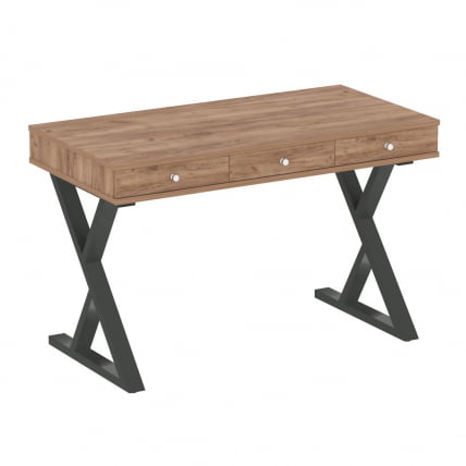 Стол письменный HOME OFFICE VR.SP-1-118.M Дуб Табак/Антрацит металл_0