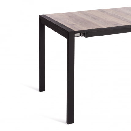 Стол GALEON ЛДСП/HPL/металл, 110 x 70+45 x 75 см, Дуб Вотан/черный_6