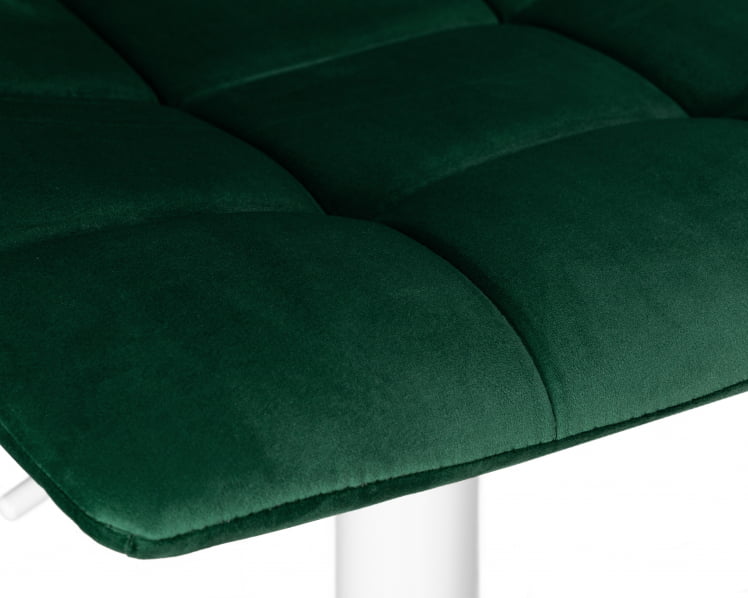 Стул барный DOBRIN TAILOR WHITE (зеленый велюр (MJ9-88))_6